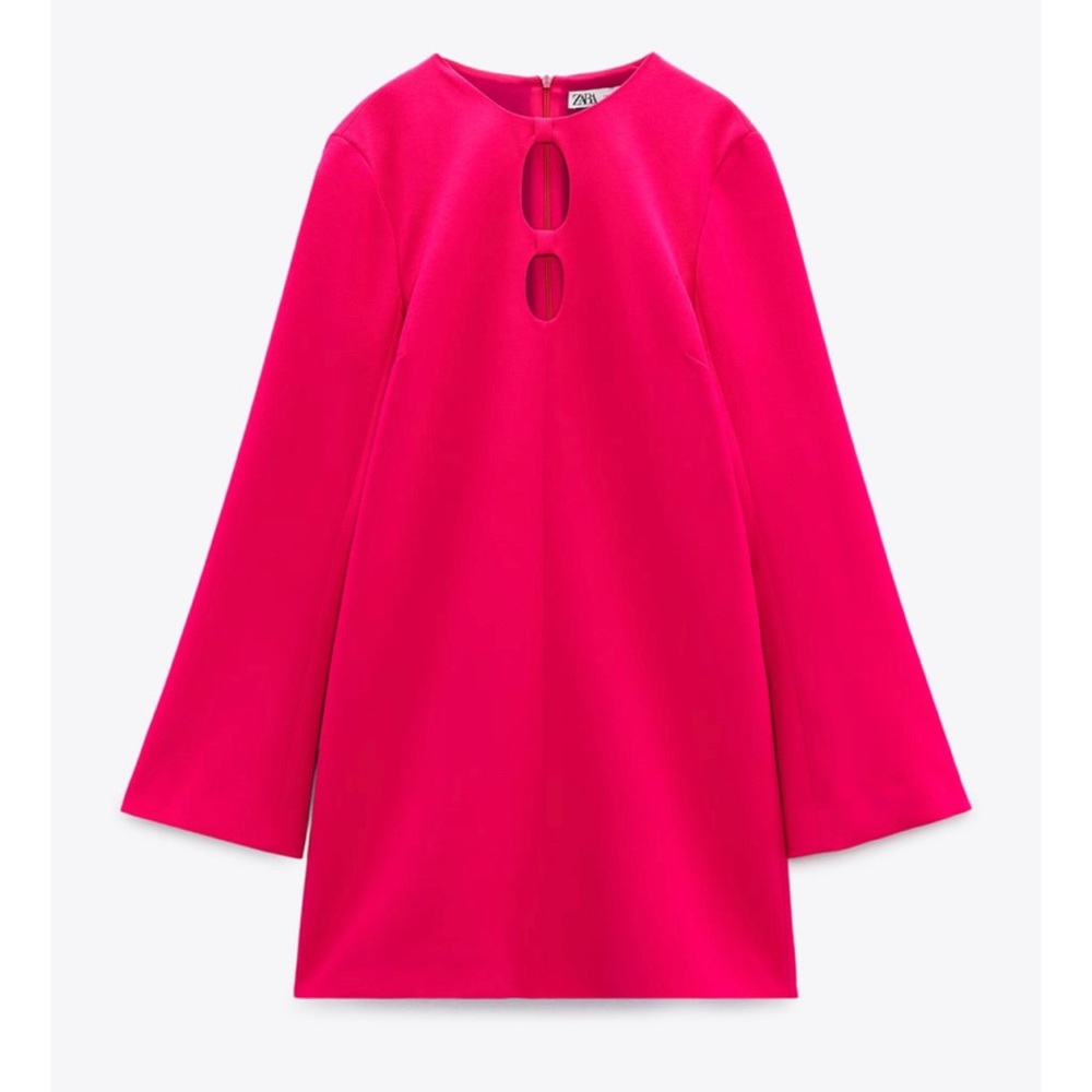 Zara hot pink fuchsia dress size small